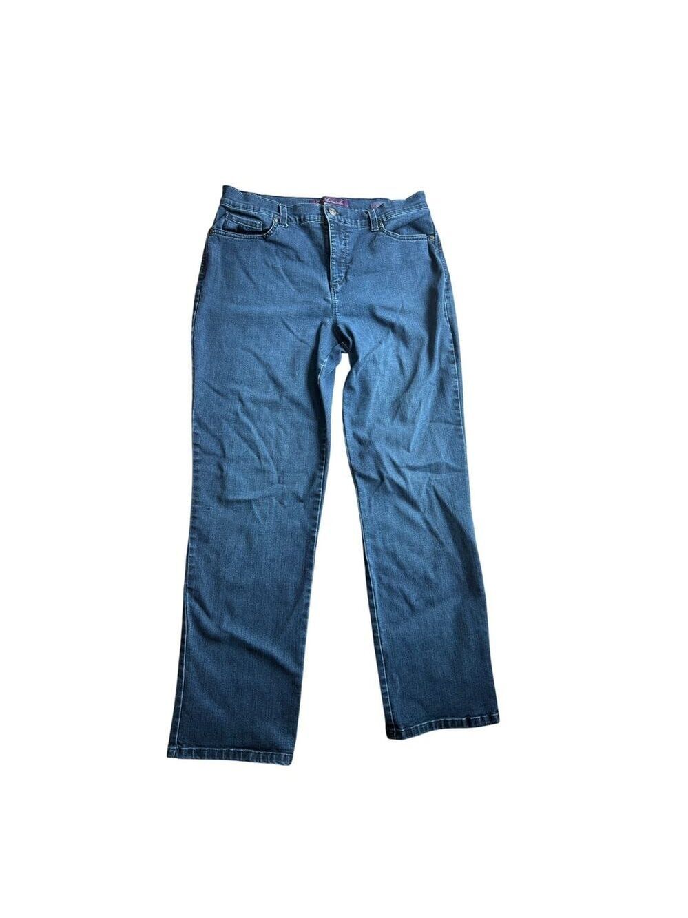 Gloria Vanderbilt Amanda Classic High-Rise blue Jeans, size 12